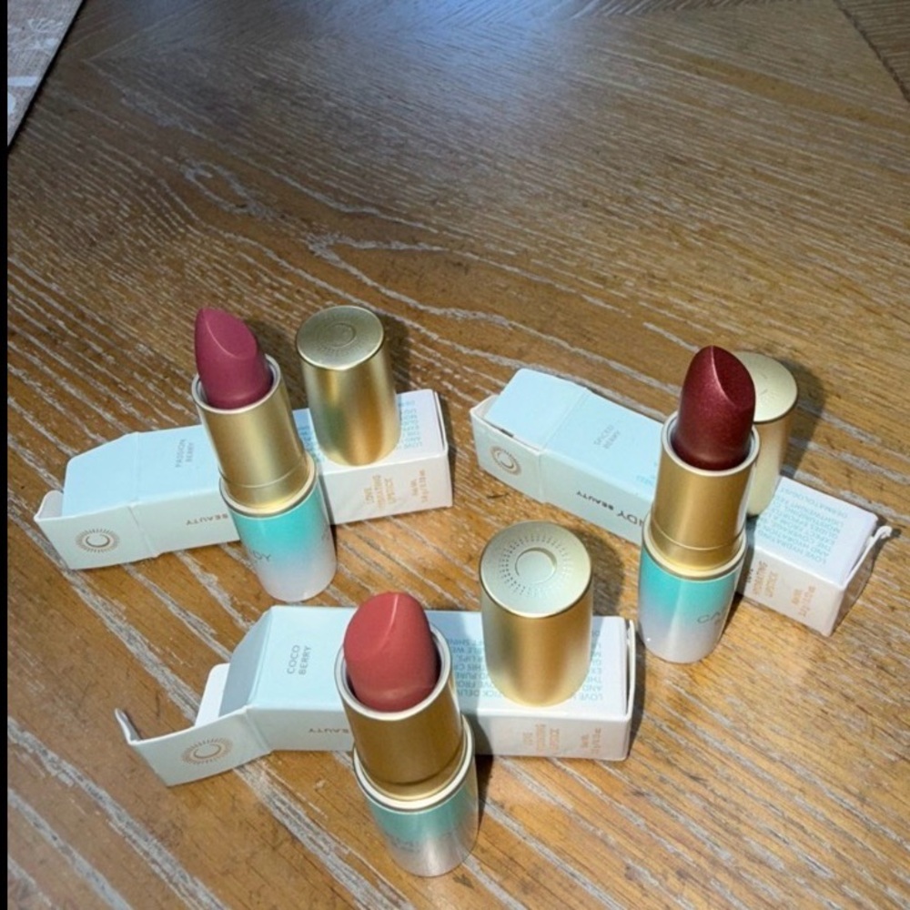 Carmindy Beauty Hydrating Lipstick Trio- Coco, Spiced & Passion Berry